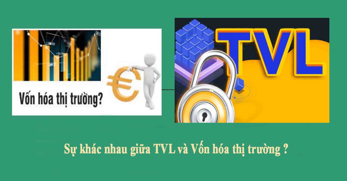So sánh TVL và Vốn hóa thị trường