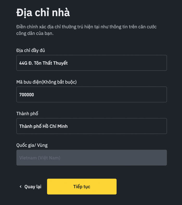 cach dang ky binance bang email