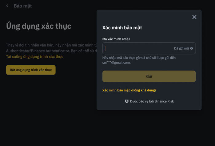 huong dan dang ky binance bang email