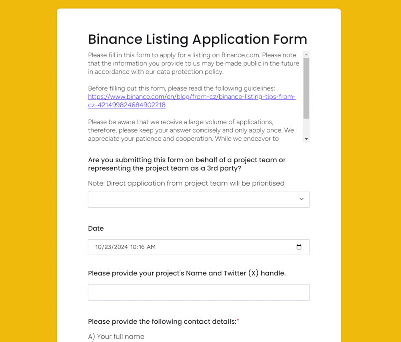 cac buoc list coin len san